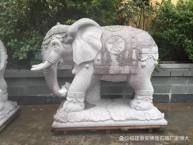 大象在民居中的搭配方法pg电子免费模拟器石雕(图6)